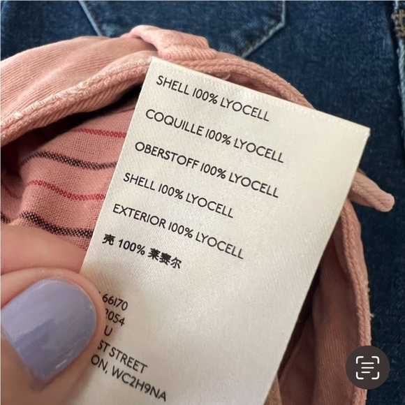 by Anthropologie Pink Trousers Pants NEW size 26 - Picture 5 of 6